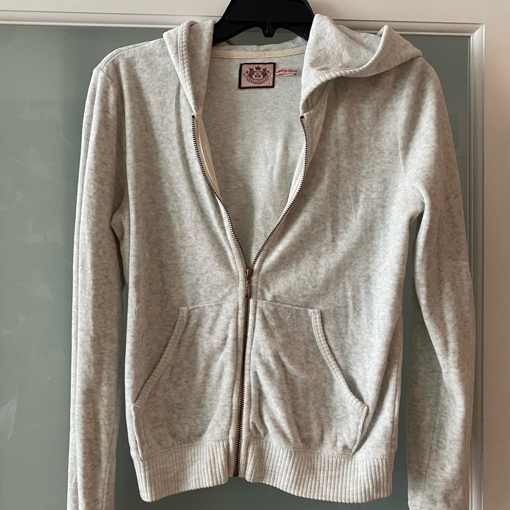 Juicy couture gray zip up jacket